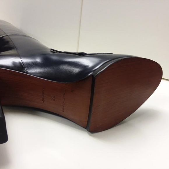 balenciaga boots blue